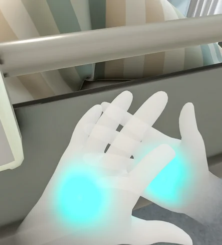 Germes virtuels pour l’hygiène des mains
