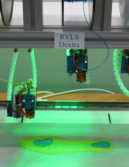 Foot orthoses from a 3D printer